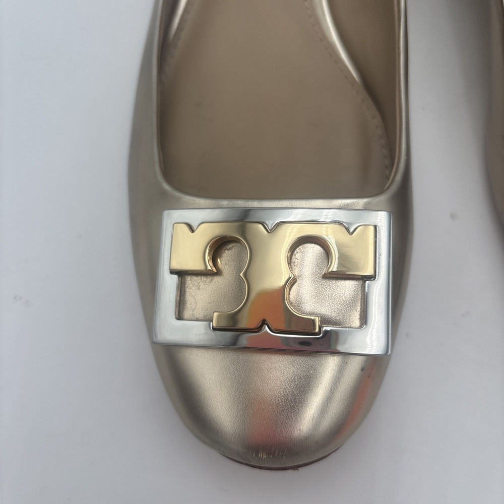 Tory‎ Burch Gold Metallic Size 6.5 M - Picture 2 of 12